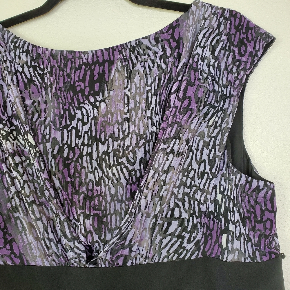 Liz Claiborne Woman Animal Print Career Dress 24W